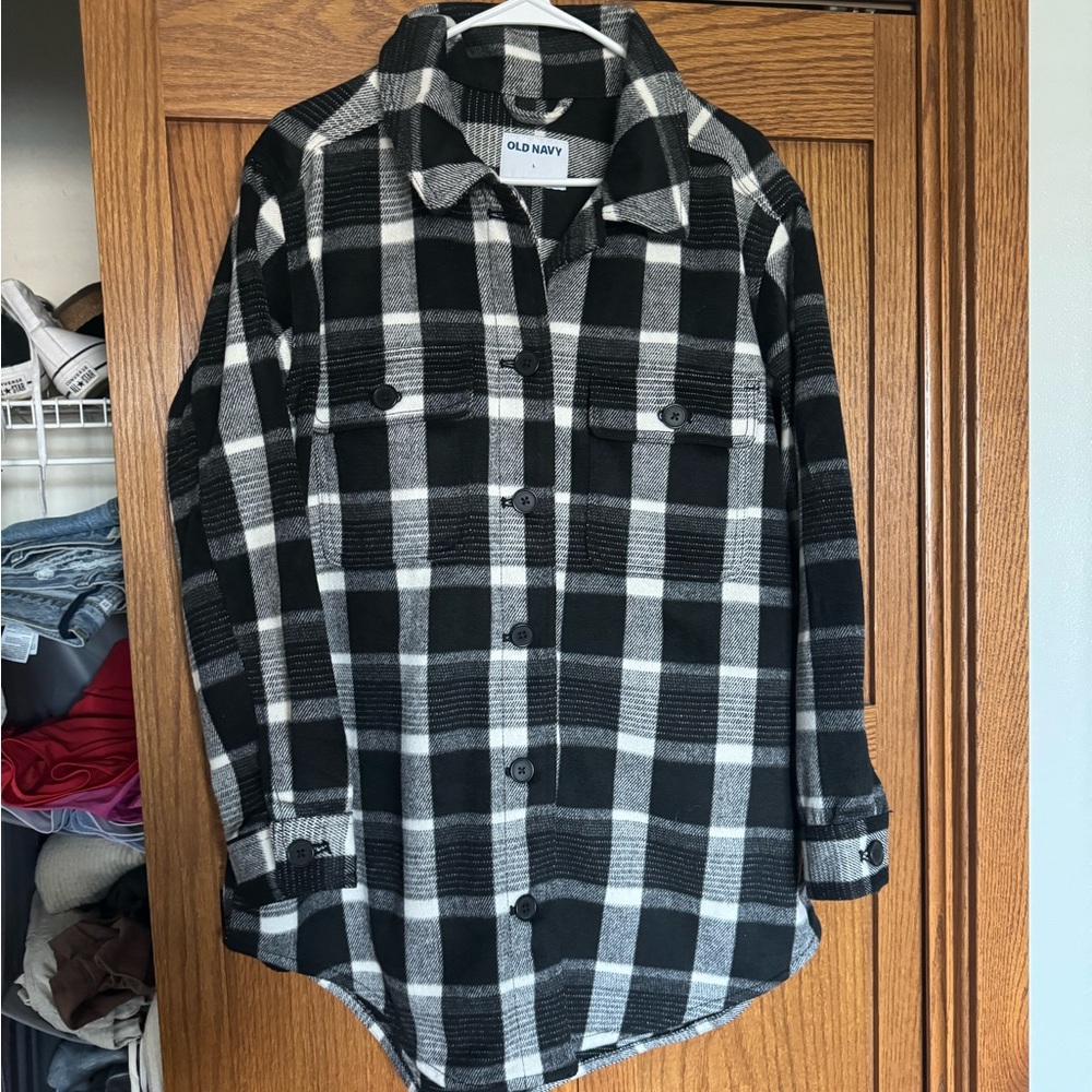 Large old navy shacket